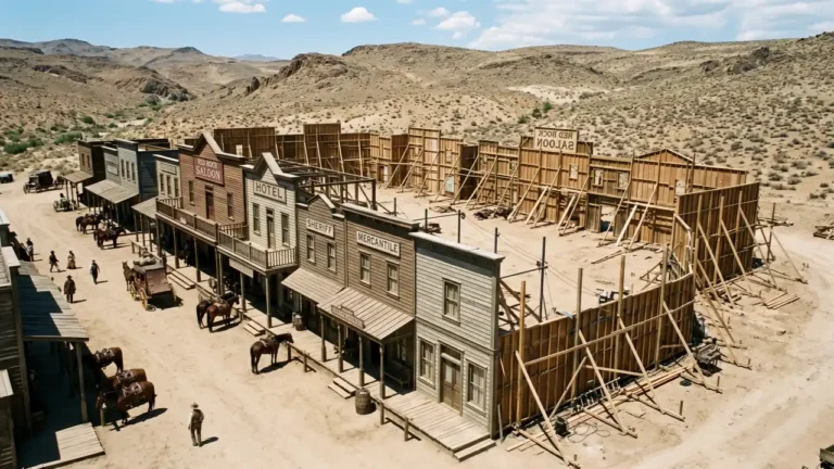 movie set illusion