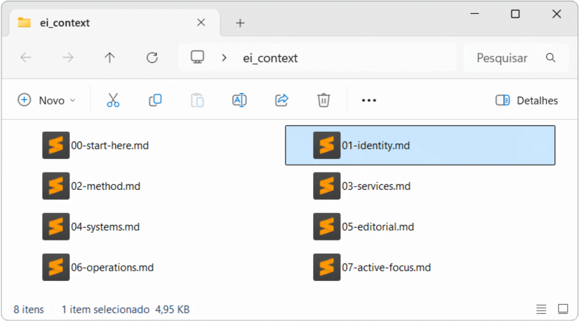 Treinando ia, arquivos md Treinando ia, arquivos md